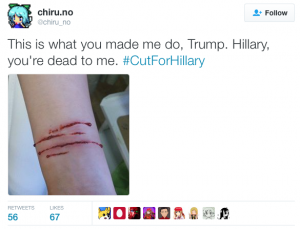 LIBERAL MENTAL DISORDER: # CutForHillary…