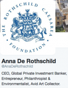 Anna De Rothschild (Synagogue of Satan) Twitter: Both #Brexit & @realDonaldTrump can be BLOCKED. A referendum is possible in the U.K. & now a #recount2016 in the USA. Clinton will reign…