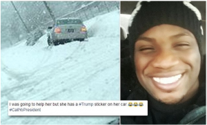 Bernie Sanders supporter boasts on Facebook about refusing to help stranded motorist because she had a Trump bumper sticker…