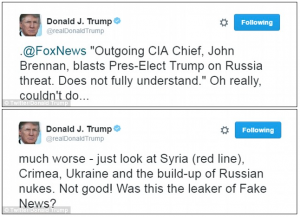 ‘Was this the leaker of Fake News?’ Trump goes for the jugular…