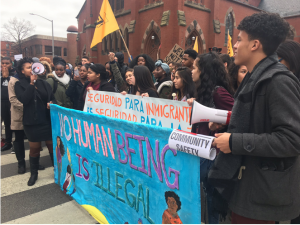 PHOTOS: Hundreds of Providence students walk out to protest Trump…