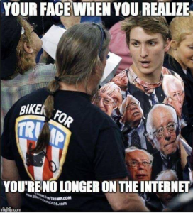 Bikers For Trump Take On The Snowflakes (2 Videos)…