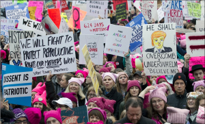 OLD FASHIONED LOSERS: Ashley Judd lowers the tone at star-studded DC women’s march by reading poem claiming Trump has ‘wet dreams’ about Ivanka ‘his favorite sex symbol’ and comparing him to HITLER…