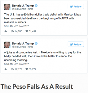 Mexico President Cancels Trip To Meet Trump After Trump Says ‘Pay For It Or Don’t Come’!…