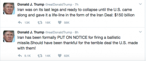 President Trump warns Iran and checks Obama The Snake…