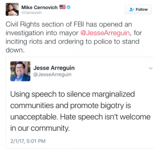 Civil Rights section of FBI has opened an investigation into mayor @JesseArreguin, for inciting riots and ordering to police to stand down….