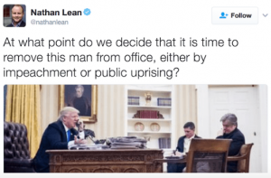 Nathan Lean of Georgetown University calls for “public uprising” to overthrow Trump…