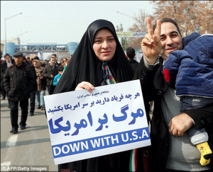 BAN EACH AND EVERY IRANIAN: 100,000 rally vs. America in Iran…