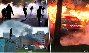 PARIS ERUPTS IN VIOLENCE: Many streets are NO-GO ZONES as five suburbs in flames…