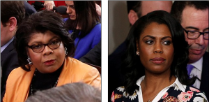 ‘Girl please …You are paid by the Clintons!’ Omarosa’s fight with White House reporter caught on tape…