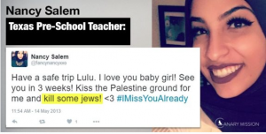 Texas-Muslim Pre-School Teacher Removed For Tweeting ‘Kill Some Jews’…