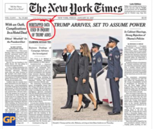 NY Times Goes Back and CHANGES January Headline from “Wiretapped” to “Intercepted” to Bash Trump…