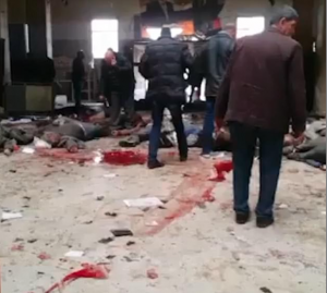 Horrific scenes in Damascus as suicide bomb kills 32 people…