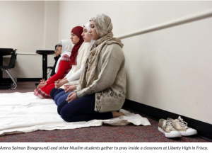 EVIL UNLEASHED: Texas high school opens Muslim prayer room…