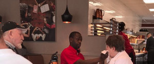 Touching moment IHOP worker feeds disabled customer breakfast…