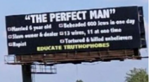 Indiana: Muslims enraged by billboard telling truth about Muhammad…