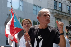 Puerto Rican terrorist leads parade on float…