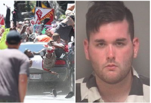 AMERICA EATS ITSELF: Pictured marching with white supremacists moments before attack – Murder suspect, 20, accused of plowing his car into protesters at anti – fascist rally…