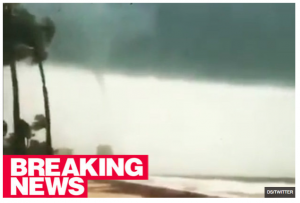 TORNADOES touch down as Hurricane Irma begins pounding southern Florida: Warnings of 15ft storm surges…