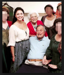 PRESIDENT PERVERT: ‘It was like a gentle squeeze’- EIGHTH woman claims George HW Bush groped her during a photo-op at a 1992 …