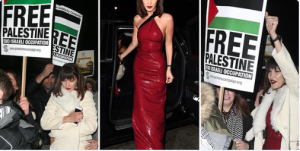 MODEL HATES ISRAEL AND AMERICA: Bella Hadid makes appearance at Jerusalem protest in London…