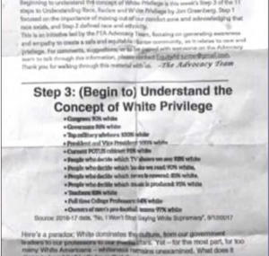 Public Education divides a community. ‘Mommy, are white people better than me?’: Black mother outraged after her son, 8, is sent home with a pamphlet on ‘white privilege’…
