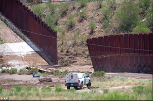 Drug smuggler uses gap in border wall to transport more than 700 pounds of marijuana…