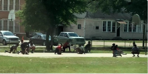 MEN: Louisiana teens stop basketball game, kneel ‘out of honor’ for passing funeral procession…