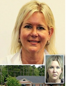 Female doctor, 50, threatened to ‘slit the throats’ of her employees and told one she would ‘cut off his head, roll it down a hallway and call his children to come and see it’…