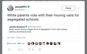 More self-white loathing from white NYU professor who earlier tweeted – “Part of what I’ve learned is that the white-nuclear family is one of the most powerful forces supporting white supremacy” …