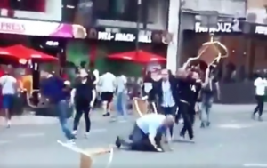 Video: Elderly man beaten with chairs by Muslims in Belgium…