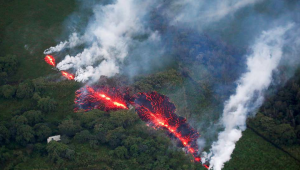 Huge new 1,000ft fissure opens on Hawaii’s Kilauea volcano sending ‘lava bombs’ 100 ft into the air with ear-piercing screeches ‘louder than a 747 taking off’…