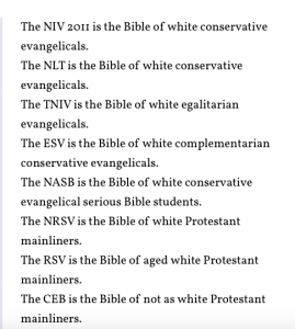 Even bible translations are categorized with anti-white rhetoric…