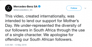 Mercedes-Benz falls to Political Correctness and Anti-White rhetoric…