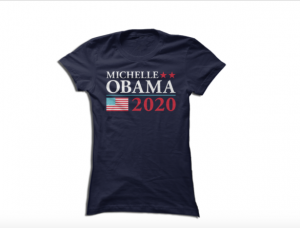 Why Is Amazon Running a Full Page of “Michelle Obama for President” T-Shirts?…
