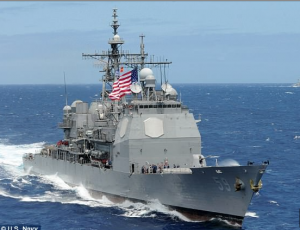 US aircraft carrier was stalked for days by a UFO travelling at ‘ballistic missile speed’ which could hover above the sea for six days, leaked Pentagon report reveals…