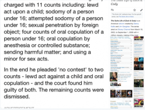 ABC / Disney hires convicted child molester Brian Peck to work on children’s TV show ‘The Suite Life of Zack and Cody’. Just 1 year after he is released from prison. Fires Roseanne and cancels her #1 show within hours, for a tweet.