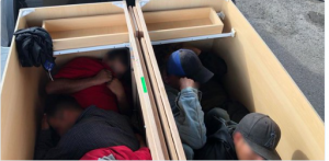 TX: Border Patrol agents find illegal immigrants crammed in cabinets at checkpoint…