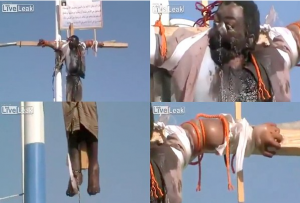 ISLAM: Saudi Arabia carries out a CRUCIFIXION on a Myanmar man accused of stabbing a woman to death in her home…