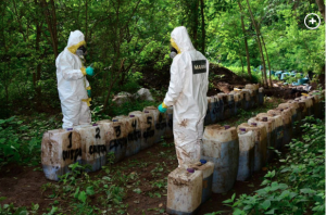MEXICO: 50 tons of meth found in mountain drug lab…