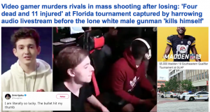 Jacksonville Mass Shooting: Democrats, MSM, and Liberals rejoice – The DailyMail immediately leads with the “lone white male gunman” headline detailing the Jacksonville mass shooting…