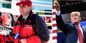 NBC station fires a reporter, James Bunner, for wearing a MAGA hat while covering a Trump rally in Minnesota…