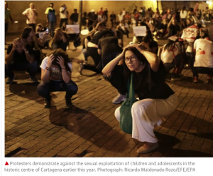 Child sex trafficking rife in Colombia’s picturesque Cartagena…