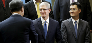 Apple and CEO Tim Cook in partnership with communist China.