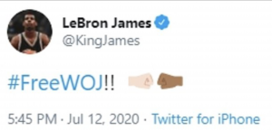 ‘Free Woj!’ LeBron James and other hoop stars declare their support for Adrian Wojnarowski after ESPN suspended its NBA reporter without pay for a profane email response to GOP Senator Josh Hawley.