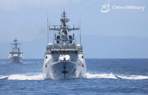 PLA starts real combat-oriented drills in Taiwan Straits amid Krach’s visit, approaches island from four directions.