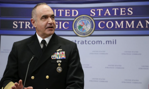 Americans ‘not fully conscious’ of Chinese military threat to US, Adm. Charles Richard, says.