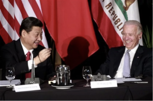 2012: Chinese leader Xi, Biden promote trade (Communism) in LA.